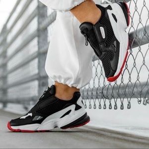 Adidas x Fiorucci Falcon Zip Black White size 6